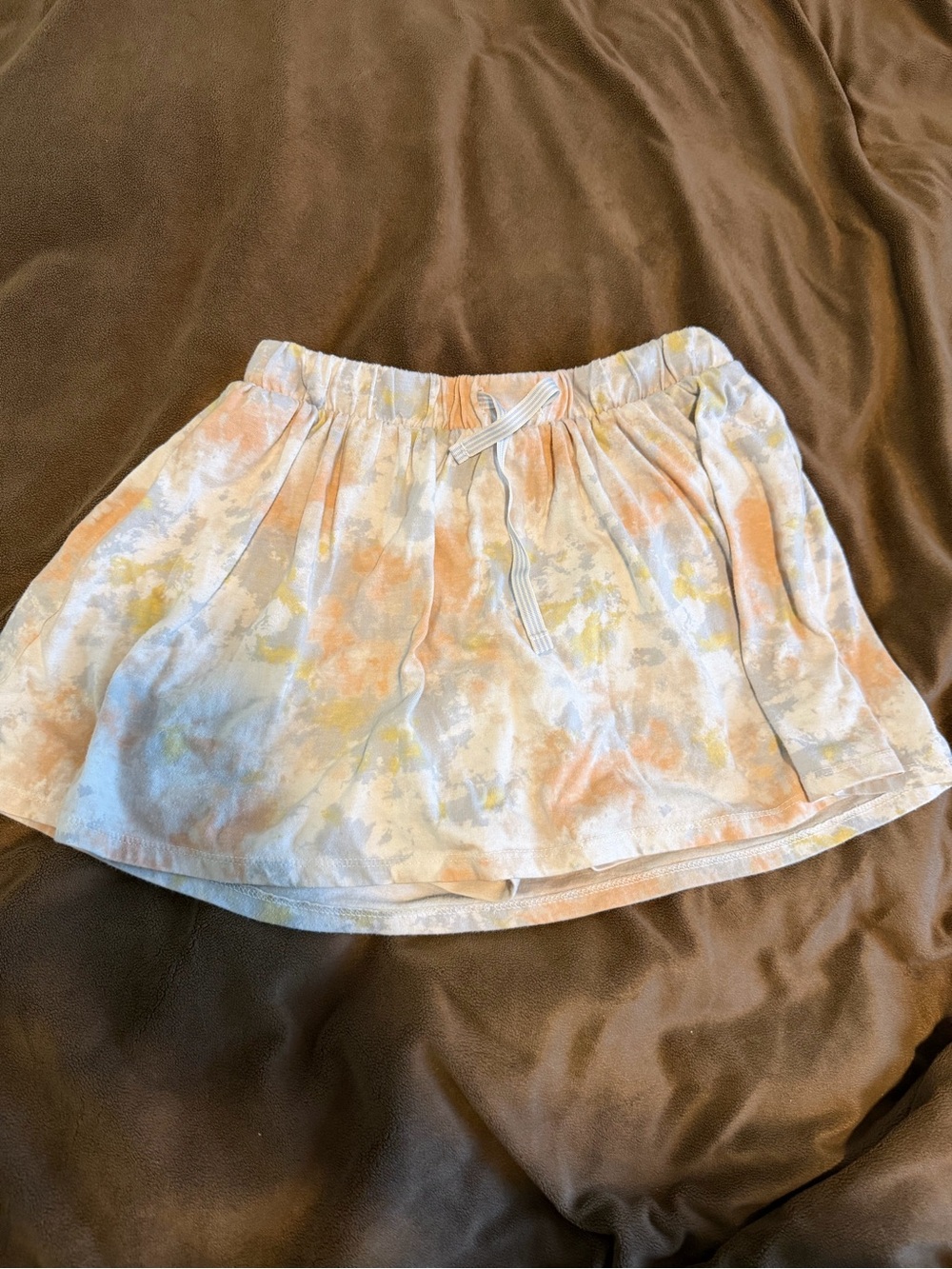 Cat & Jack Girls L 10/12 Pastel Tie-Dye Pull-On Skort
